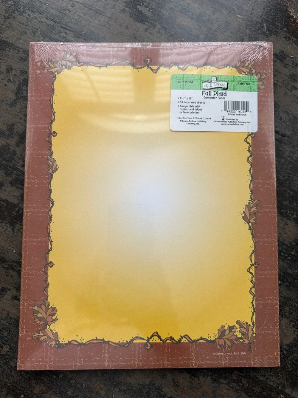 Lot of 10 Packages Themed Stationary Collection 8.5 x 11 inch